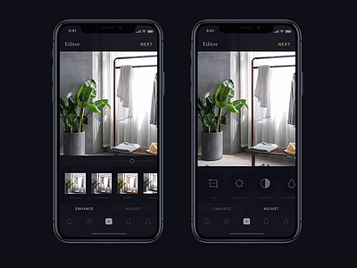Free ui kit "Photo Editor" edit free freebies home kit photos pictures psd screen ui uikit ux