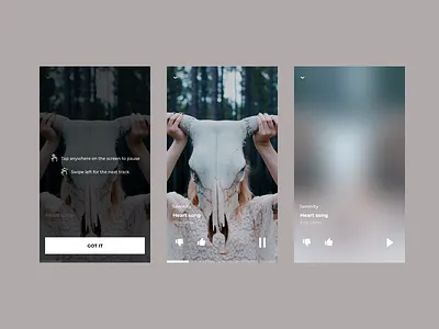 Muzlab | Player ios minimalist music musicplayer pastel player playlist uiux