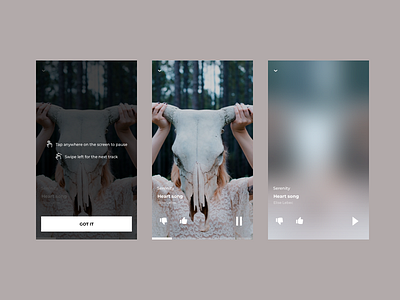 Muzlab | Player ios minimalist music musicplayer pastel player playlist uiux