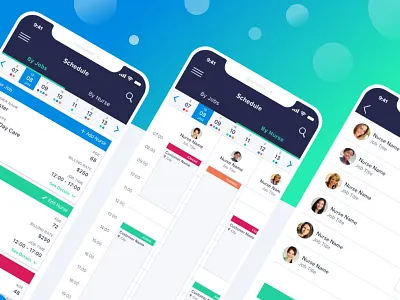 Home Care App app calendar care home ios iphonex job mobile nurse planner schedule work