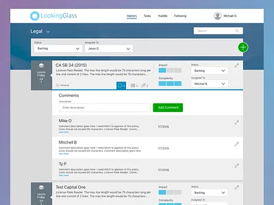 Internal Job Management Tool for a "Big Bank"