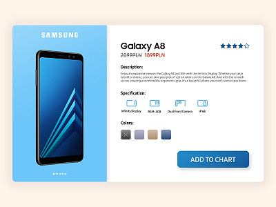 Product page design icons photoshop product ui ux vector