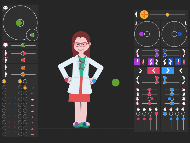 Perspective Test character perspective rotation