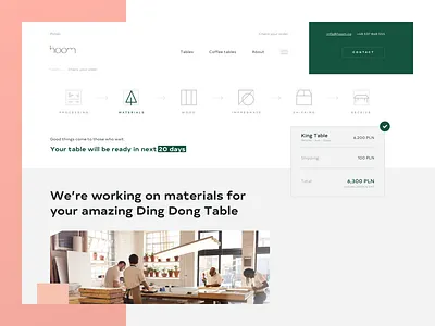 H. buy clean design furniture gray green pink shop store ui ux web white