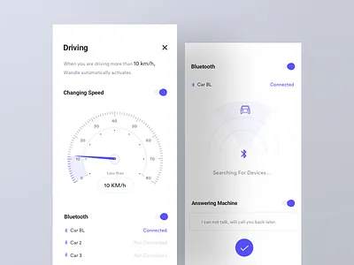 Change speed and Bluetooth ai and artificial assistant bluetooth c4d change motion natural sound speed ui