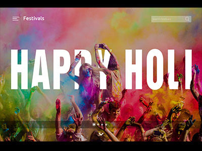 Festivals color dance fun holi