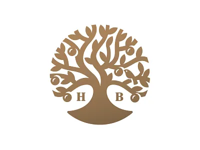 Harvest Bliss Rebranding bird bliss circle cosmetics fruits harvest leaves life tree