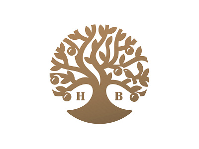 Harvest Bliss Rebranding bird bliss circle cosmetics fruits harvest leaves life tree