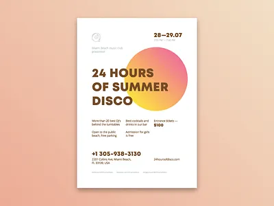Summer #2 Poster Template dj event flyer multicolor multipurpose openair poster summer template vector