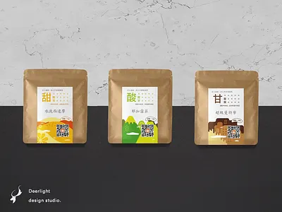 GoodMan Coffee Package bitter coffee illustration package sour sweet