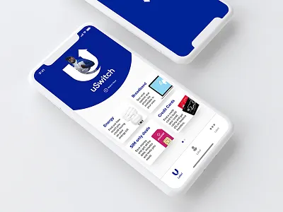 uSwitch iOS app Concept apple concept home screen iphone iphone x iphonex london startup ui user interface uswitch ux