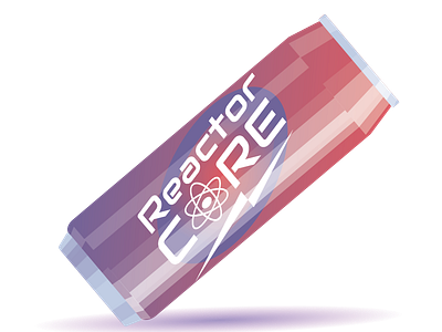 Soda Can can core energy drink lightning pop reactor soda