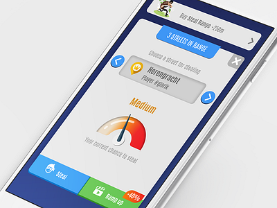 Steal money or street/Pop UP game design game ui manager game meter pop up steal streetholder ui design
