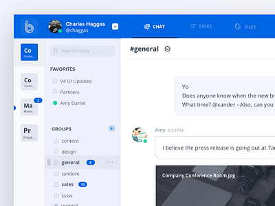 Group Messaging/Chat - Case Study blue case study chat group messaging web
