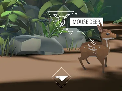 Augmented reality UI ar augmented reality low poly lowpoly ui ui design