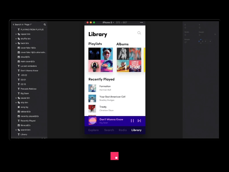 Invision Studio Test app design interface invision invision studio ios prototype ui