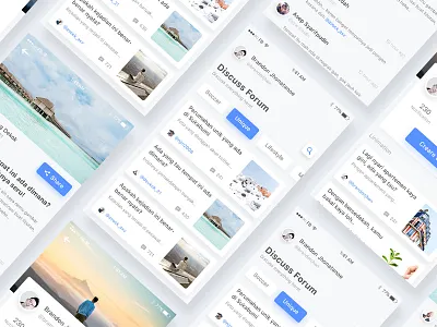 Discuss Forum #App_Exploration app clean forum graphic iphone minimalis simple social ui ux