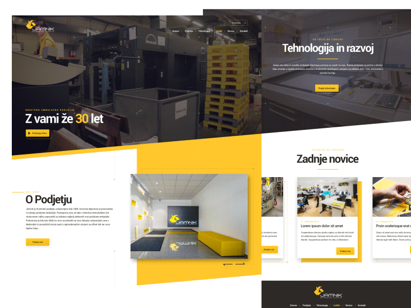 Corpo Website corpo design industry packaging tech web design webshocker website