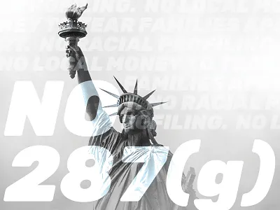 LAJC 287(g) Protest Posters 287(g) culpeper ice immigration lajc poster protest