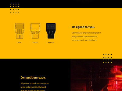 VEXvolt landing page kickstarter landing page marketing robotics vex vexvolt