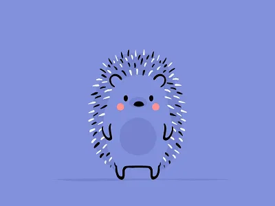 Cute Hedgehog cartoon character character design cute emotion gif hedgehog identity illustration motion pet pets