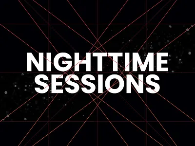 Playlist Cover—Nighttime Sessions dark geometric geometry lines night space