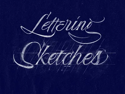 Lettering Sketches handlettering lettering process script scriptlettering sketches