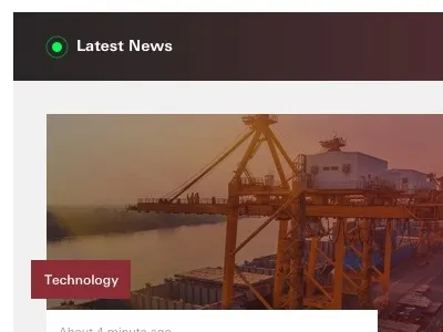 Latest News Feed carousel content corporate feed finance list news