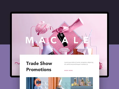 Conceptual Web UI - Creative Layout Exploration 3d illustration abstract apple creative google gradient minimal photography ui ux website