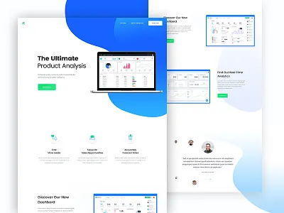 Neo - Digital Product Home Page clean dashboard landing modern software software landing trendy ui ux web design