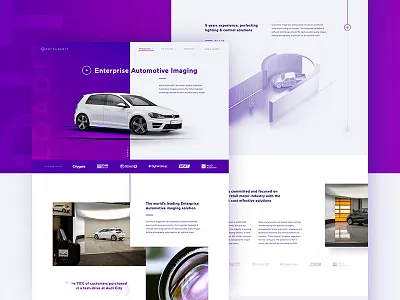 Autoload IT Website 360 3d automotive car fixed scroll gradient landing page photography ui ux web design website