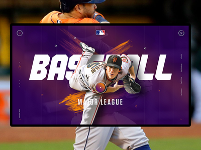 American sports concept. MLB america baseball concept mlb sport
