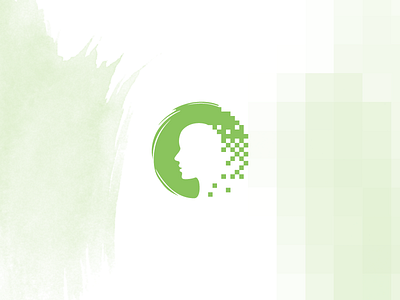 Person Centered Tech Branding balance enso health human mental person profile silhouette