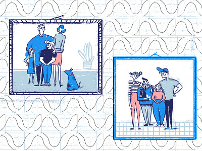 Regression to the mean family frame illustration photography portrait short tall tooploox wrocław