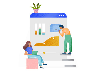 UI & UX Design boy design girl interface man screen team ui ux woman work working