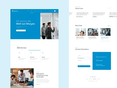 ABAG - Home Page v2 clean czech design real work simple ui ux web web design website wolinger