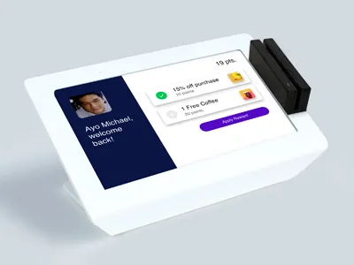 Redeem Rewards earn pay payments points redeem redemption rewards tablet