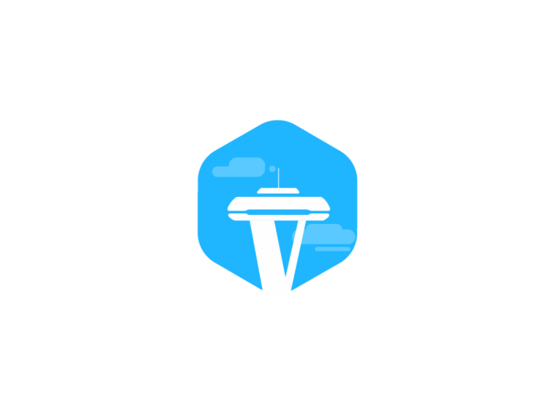 Seattle - Animated Gif ae after effects animation art gif motion motion graphic