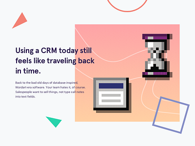 A short lived campaign / landing page 90s
