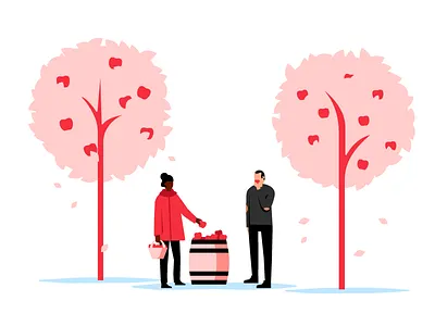 Apple picking with friends apple autumn barrel coat friends jacket oxford pink red