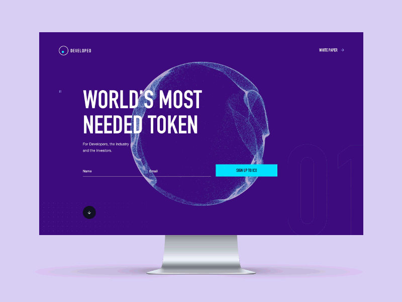 Developeo clean czech design real work simple ui ux web web design website wolinger