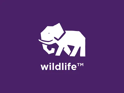 Wildlife animals design challenge logo logo design minimal modern purple simple thirtylogos wild wildlife