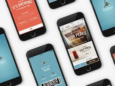 Coffee app Concept app coffee digital interactive ios iphone mobile ui ux