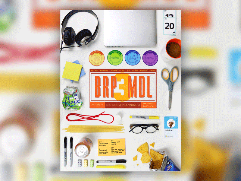 Big Room Planning 3 Poster knolling layout photography poster typography