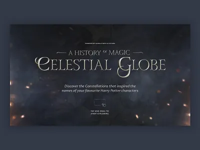 Harry Potter - Google Arts & Culture application ar augmented design interaction interface layout product reality ui ux web