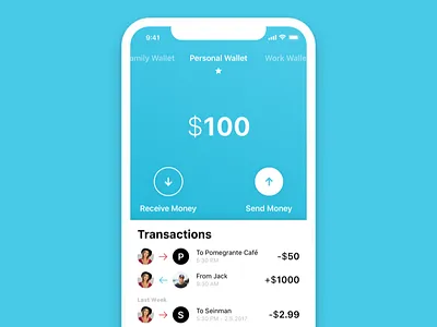 Wallet - Digital Town city code currency money multiple payment qr recieve send smart transactions transfer