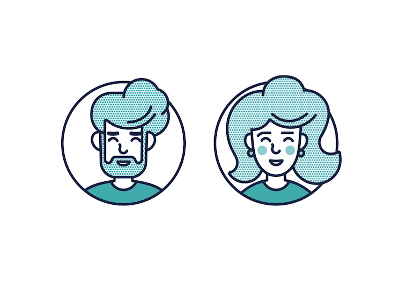 Avatars avatar character construction icon illustration person portrait vector