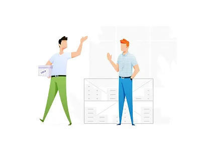 Side-project illustration 📱💻 2d character color design digital illustration sketch