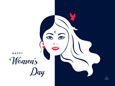 Happy Womens Day! creative figma flat colors graphic happy illustration