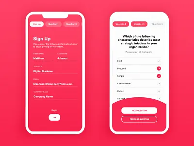 Assessment Form Concept app application clean form interface iphone list mobile select survey ui ux